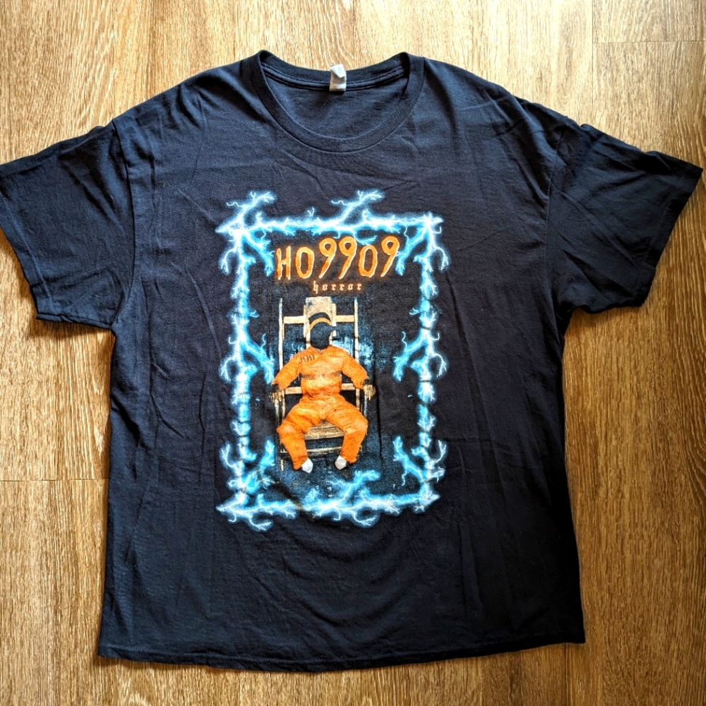 H09909 Battery Not Included T-shirt XL Horror Travis Barker